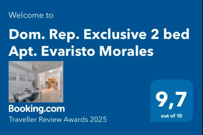 Dom. Rep. Exclusive 2 Bed Apt. Evaristo Morales 聖多明哥 外观 照片